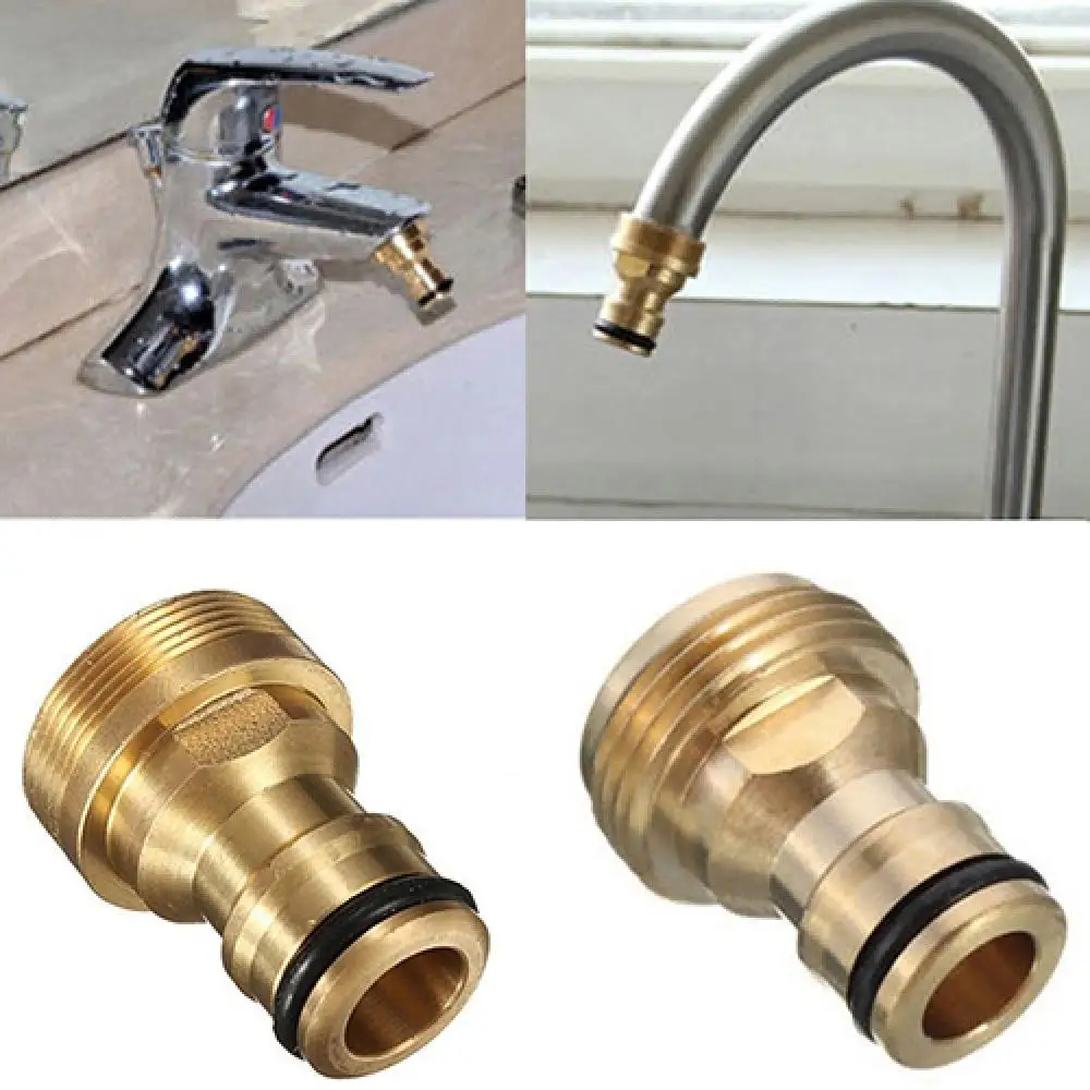 

Universal Household faucet connector adapter male quick screw car garden water hose pipe spray