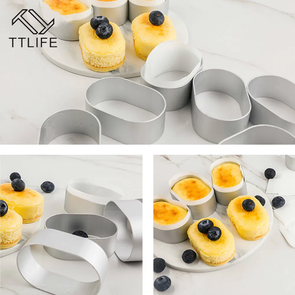 10 шт. + 100 полуготовая алюминиевая Форма для сыра форма торта с сыром и отделение