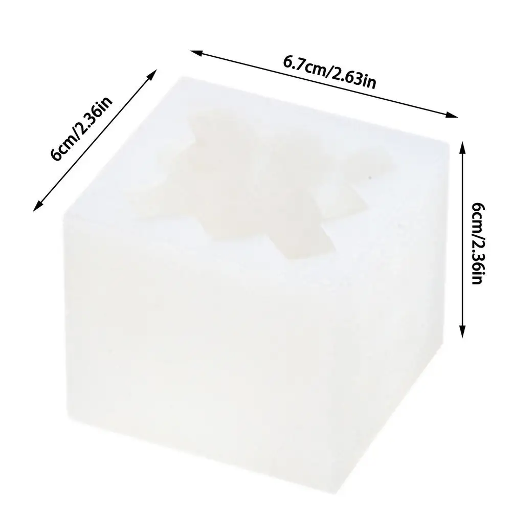 

Geometric Art DIY Candle Mold Creativity Silicone Mold Reusable And Durable Material Cake Aromatherapy Decorating Maker Tools