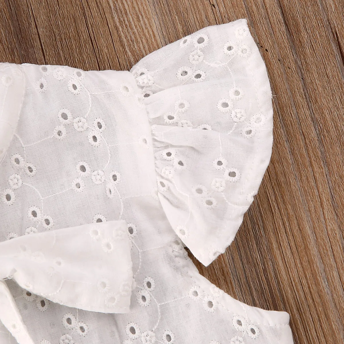 Женский летний комплект детской одежды с бантом и оборками кружевная футболка