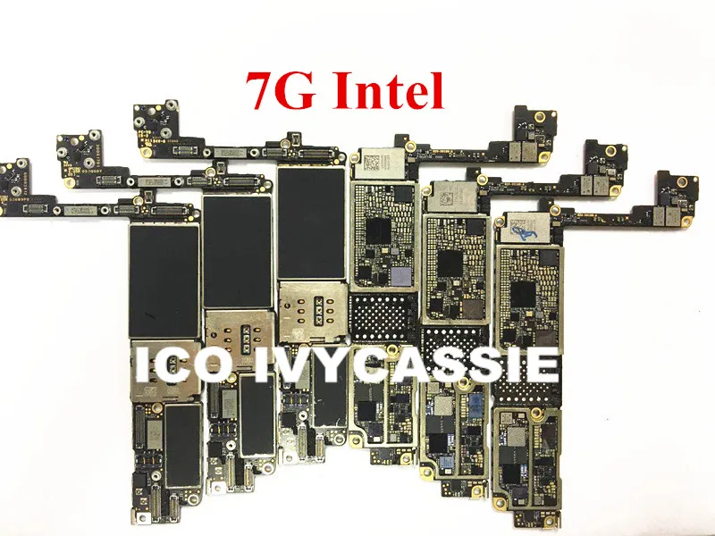 Для iPhone 7 7G 7Plus 8 8P X DFU плата питания на материнской плате материнская плата загрузки логическая плата без Nand флэш-практика ремонт мастерство - Цвет: iPhone 7 Intel