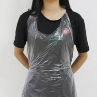 apron 100pcs disposable beauty apron transparent poly aprons body art use accessories supply