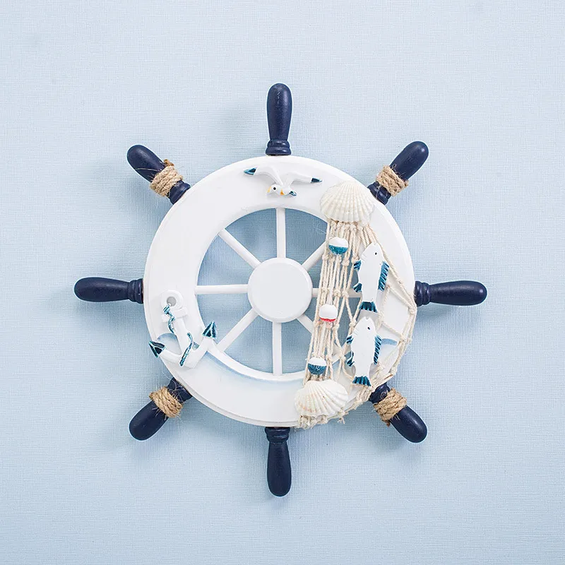 Спасательный круг с деревянным штурвалом украшение для тематической вечеринки