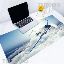 Airplane Flying In The Sky Anime Custom Computer Mouse Mat Lovely Soft Art Mice Pad Carpet Mouse Mat MousePads Keyboard Pad