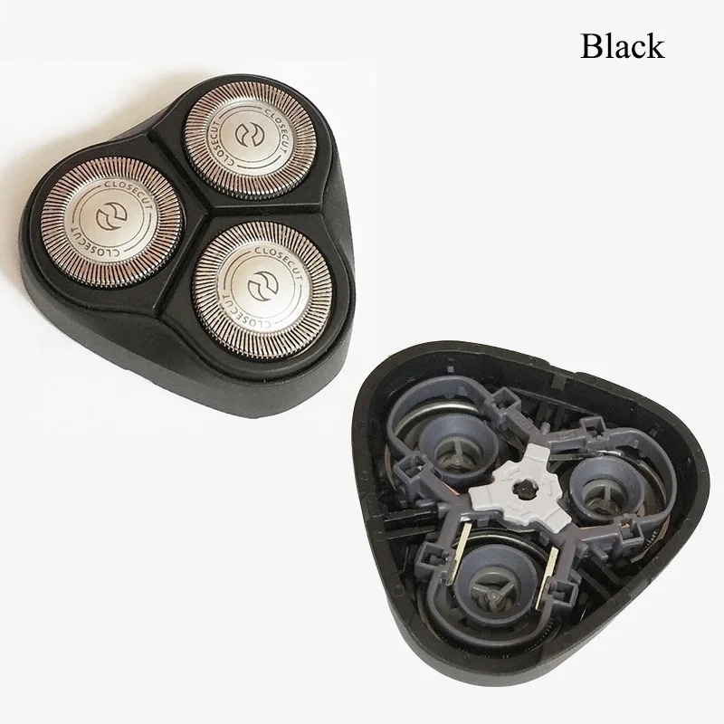 Черный Бреющая головка HQ4 HQ56 для philips Rqzor лезвие YQ6008 YQ6108 YQ6188 YQ6308 HQ6900 HQ6902 HQ6904 HQ6906 HQ6996 HQ6927 - Цвет: Черный