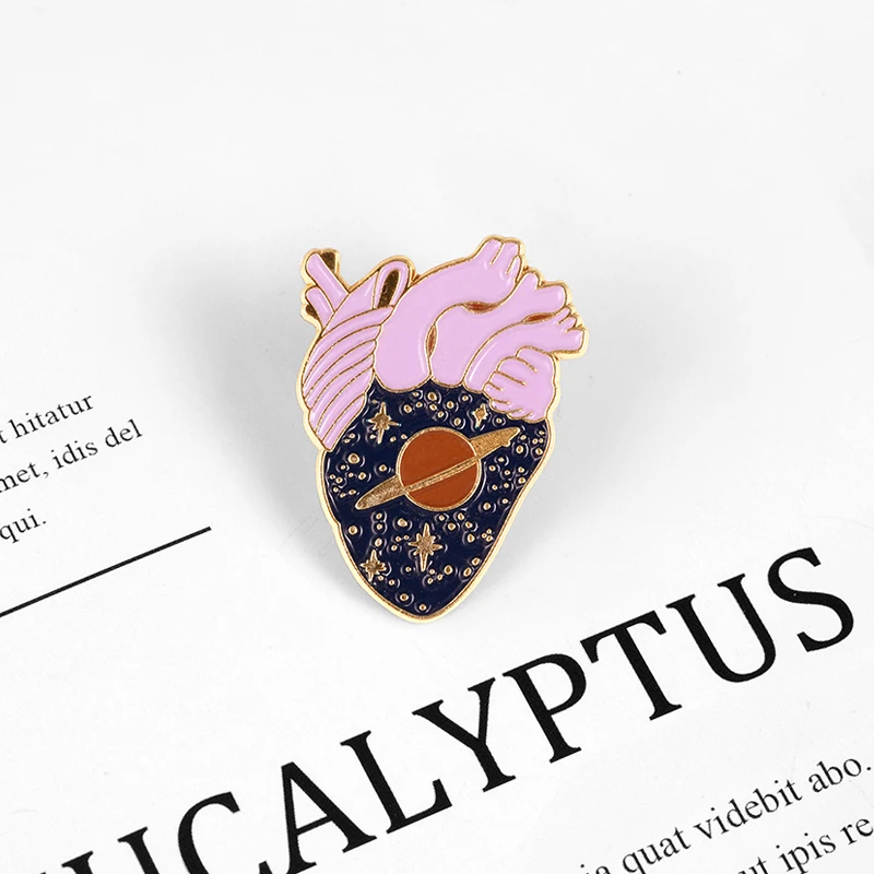 Арт сердце Органы брошь в форме человеческого сердца для передачи данных