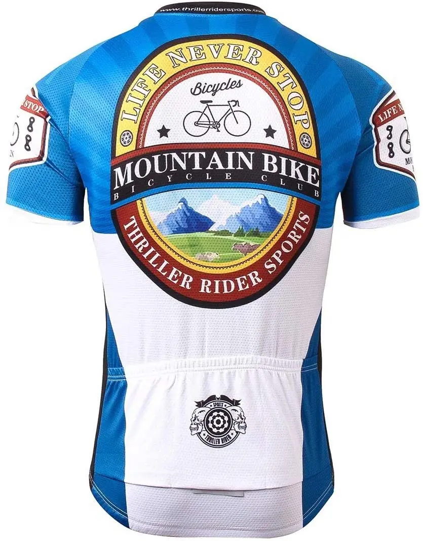 

2021 New Pro Team Cycling Jerseys Bicycle Maillot Breathable Ropa Ciclismo MTB Summer Men Short Sleeve Bike Clothing 19D GEL