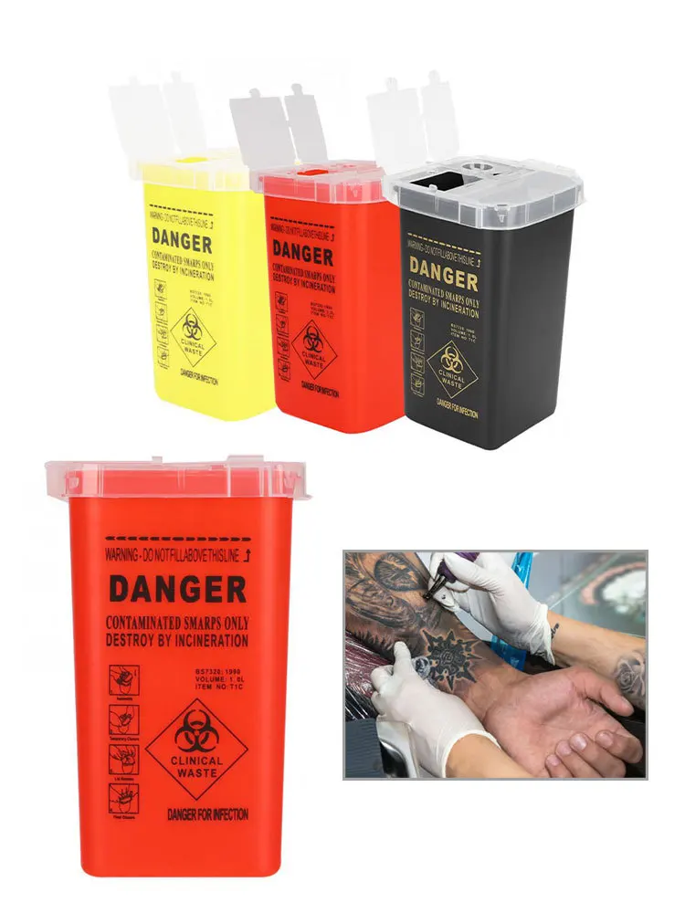 

Одноразовый контейнер для тату-игл, 1 л