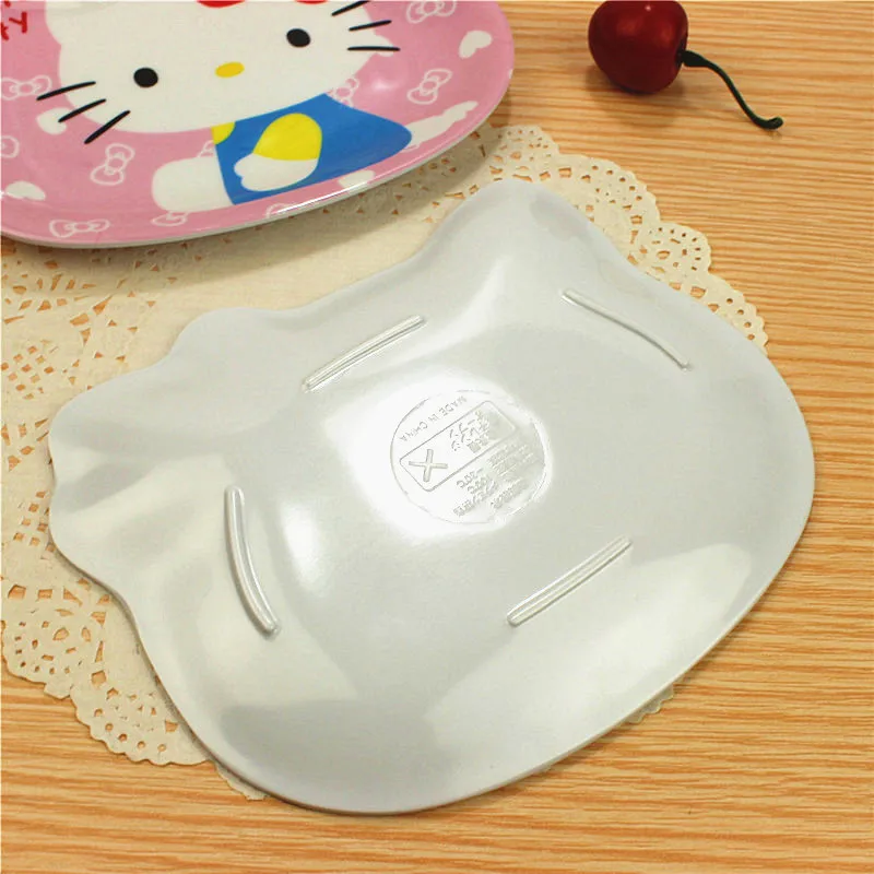Дети милый кот пластина поднос десерт Kawaii чаша розовый блюда и тарелки наборы