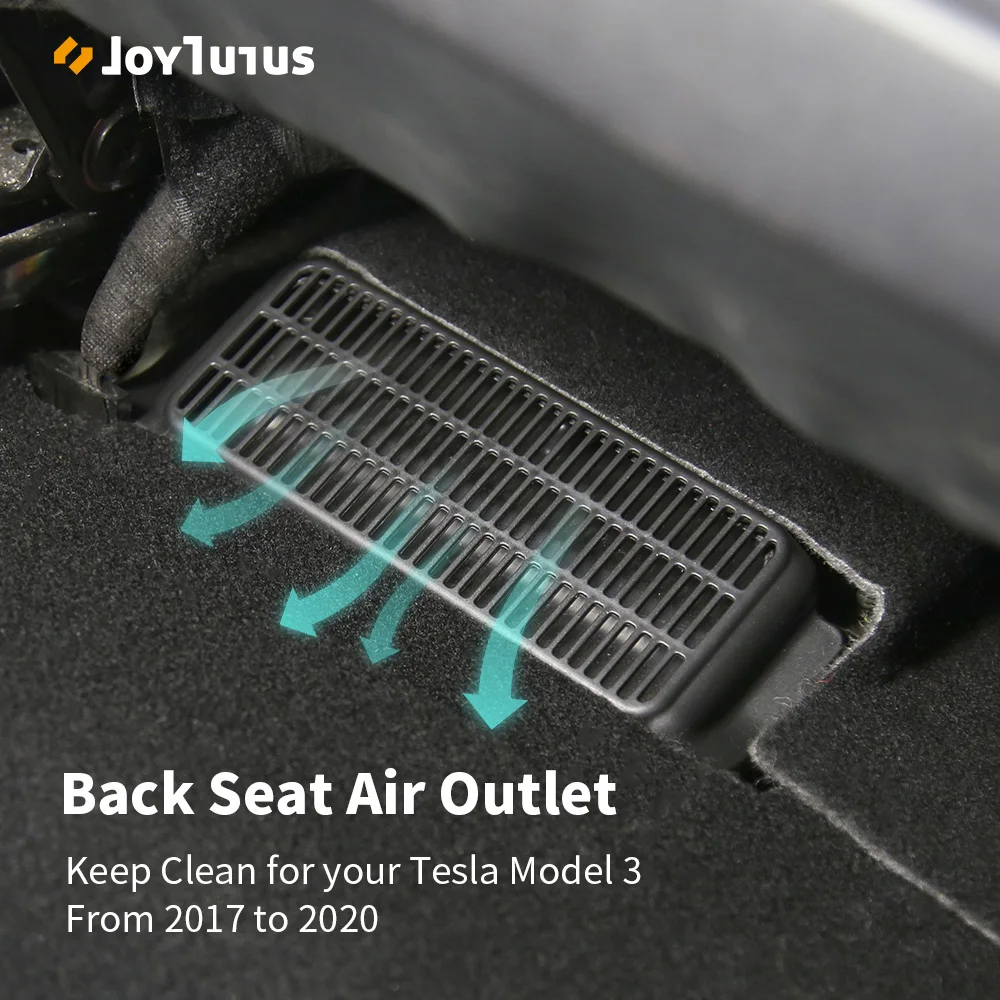 2 шт. автомобильный воздушный выход Обложка для Tesla модель 3 2017 2020 под сиденьем