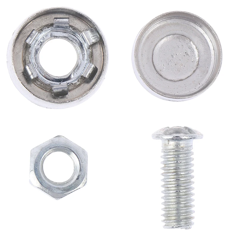 Хромированные винты для защиты от кражи 4 шт./компл. болты номерного знака