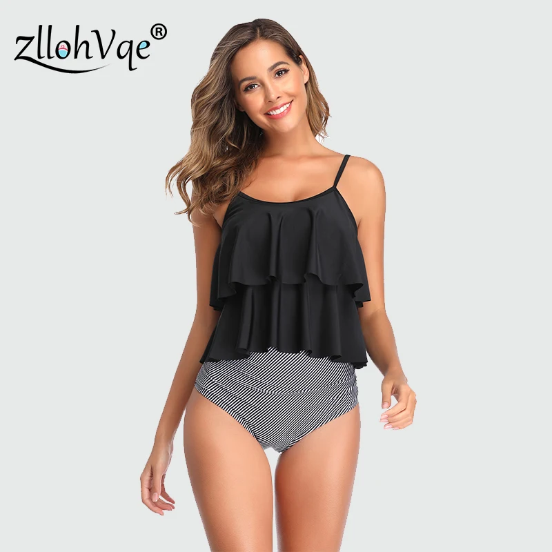 Zllohvqe Бикини Push Up летний купальный костюм высокая талия повседневная Пляжная