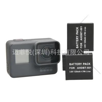 Для экшн камеры GoPro батарея аксессуары hero7 / 6 5 движения камера ahdbt 501 полное