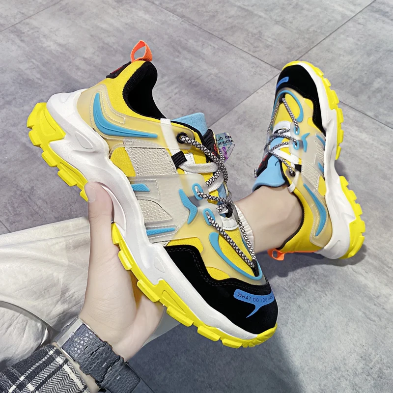 

Кроссовки мужские высокие повседневные, кожаные, удобные, резиновая Молодежная модная уличная Дизайнерская обувь, разные цвета