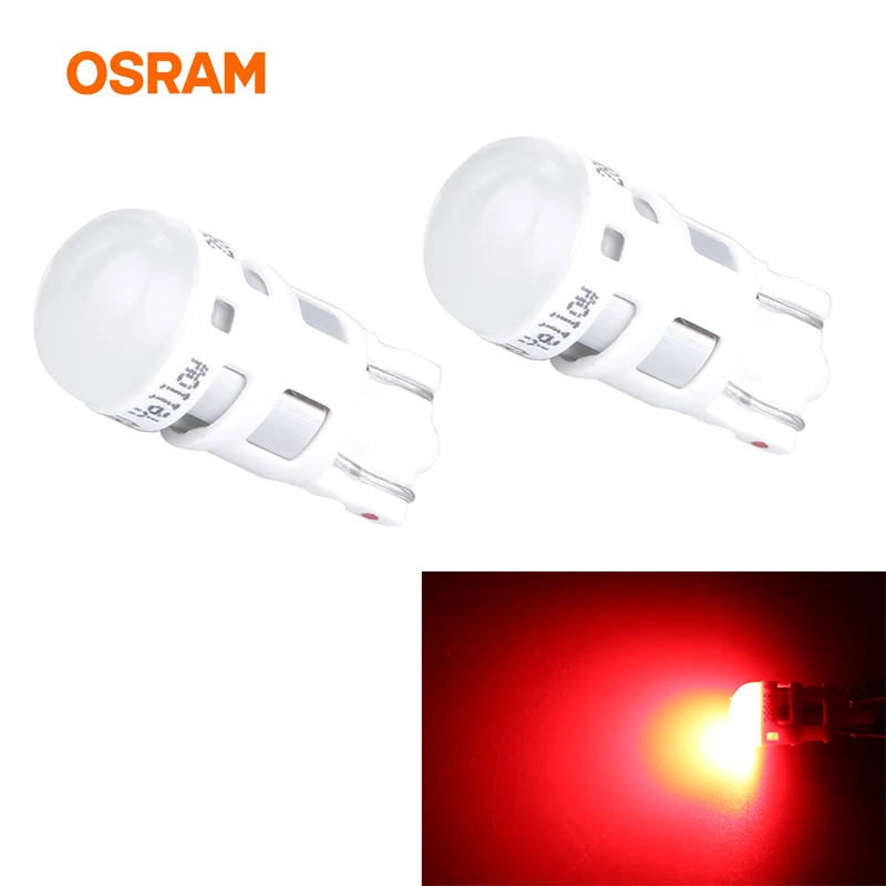 OSRAM 2X W5W светодиодный T10 riving 2880RCar фонарь красный 168 194 авто боковые габаритные огни