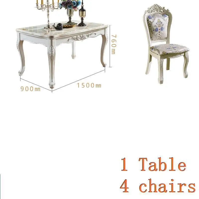 Masa Sandalye Sala De Jantar Esstisch Tafel Redonda Eettafel Tisch обеденный набор европейский стол