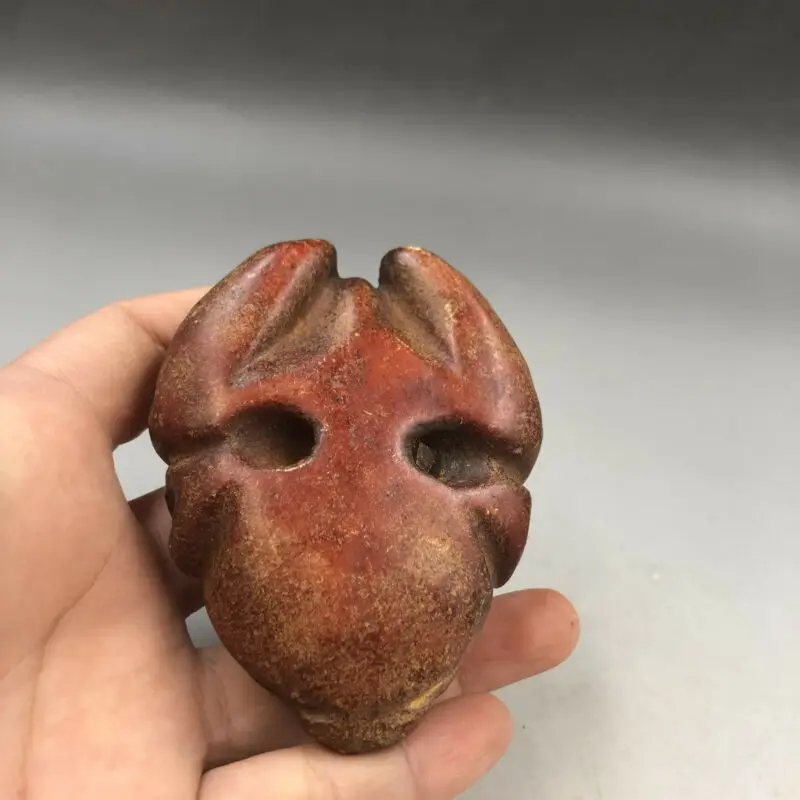 Неолитический век из китая старое хуншанская культура нефритовый резной кулон в