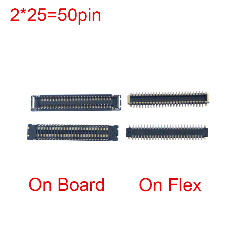 

5pcs 50pin LCD Display FPC Connector On Board For Huawei Enjoy 8E Lite/Honor Play 7/7A/Y5 Lite 2018/Y5 Prime 2018 Touch Screen