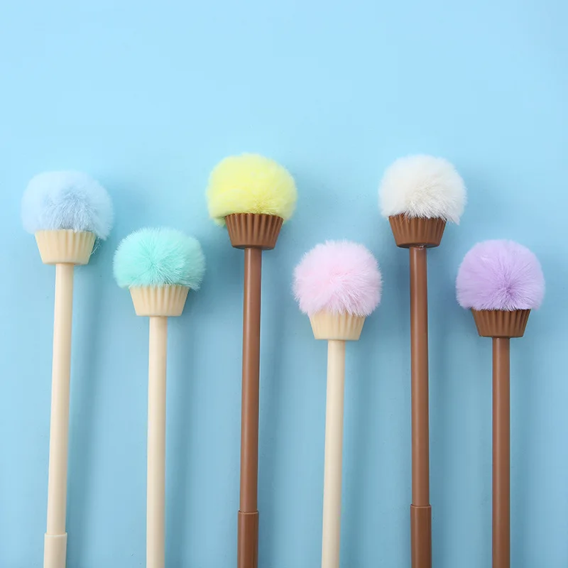Plush Ice Cream Signature Pen Stationery Kawaii School Supplies