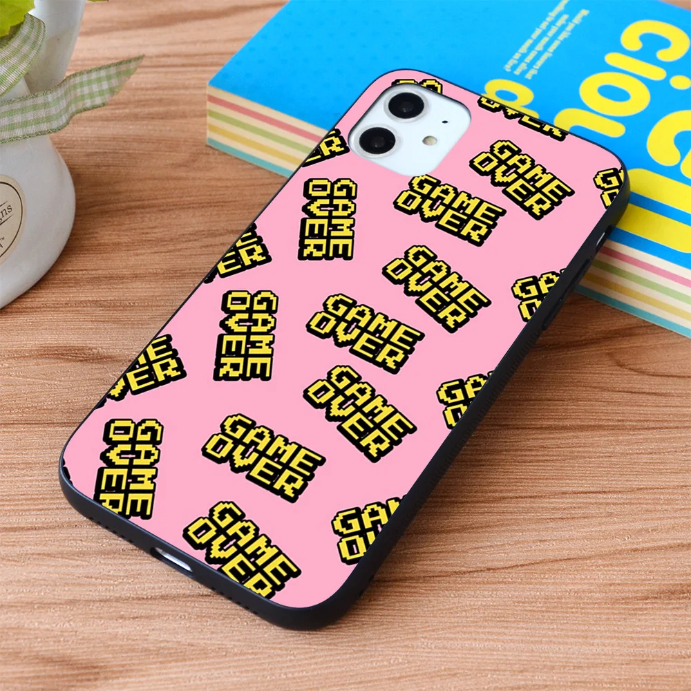 

For iPhone GAME OVER discovered Soft TPU border Apple iPhone Case