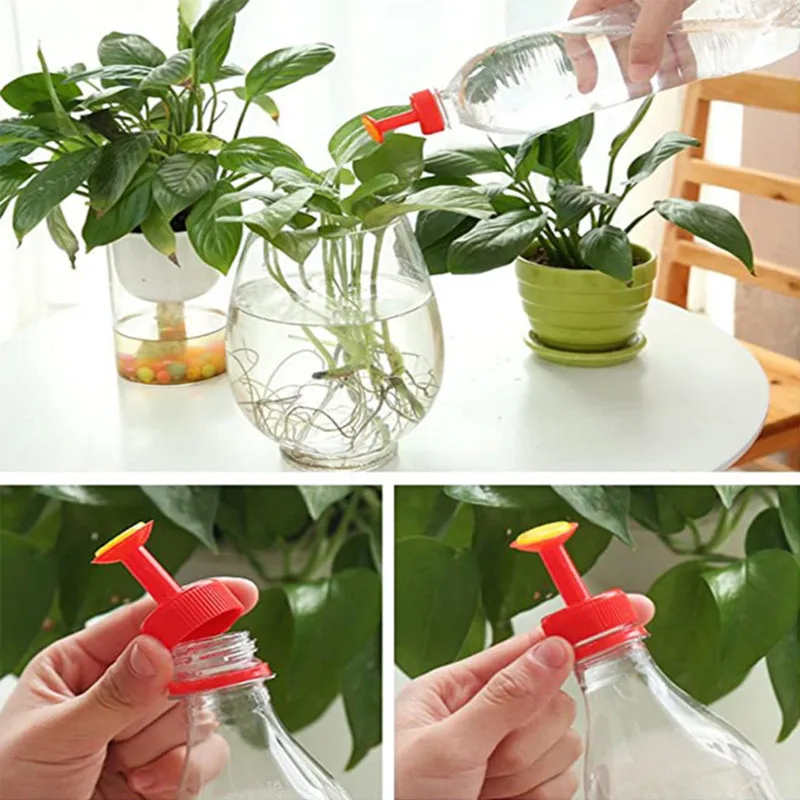 

6PCS Bottle Cap Sprinkler PVC Plastic Watering 24mm Caliber Little Nozzle Sprinkler Head Watering Vegetables Mist Nozzle