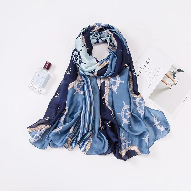 

Silk Scarf Women Shawls Wraps Fashion Small Hair Neck Hijabs Foulard Scarves Female Lady bufanda seda mujer echarpe ete soie