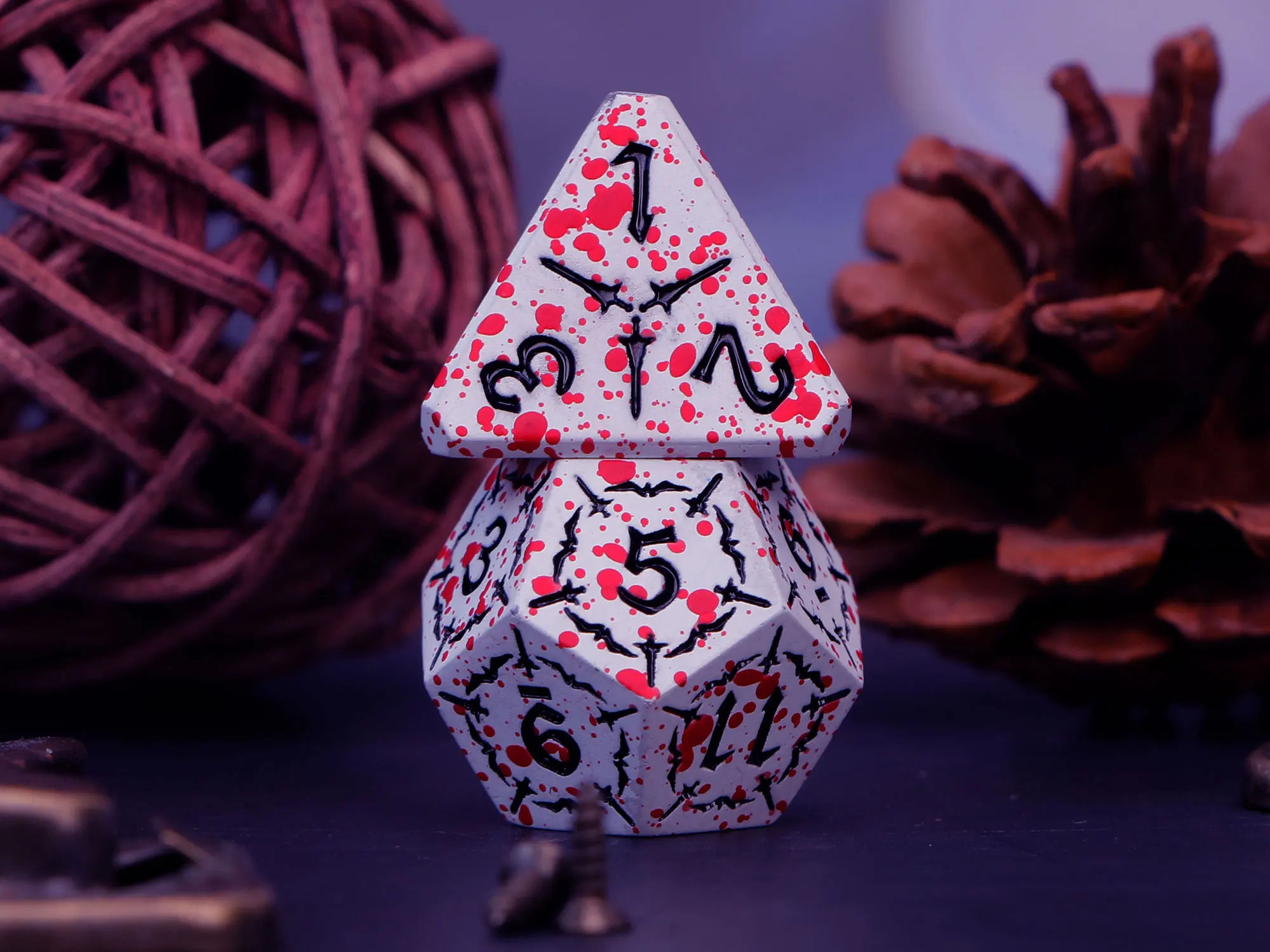 

Многогранные металлический Rpg D & кости 7 шт. подземелья и дракон игральные кости Dnd подарок новый дизайн металлические кости набор Настольна...