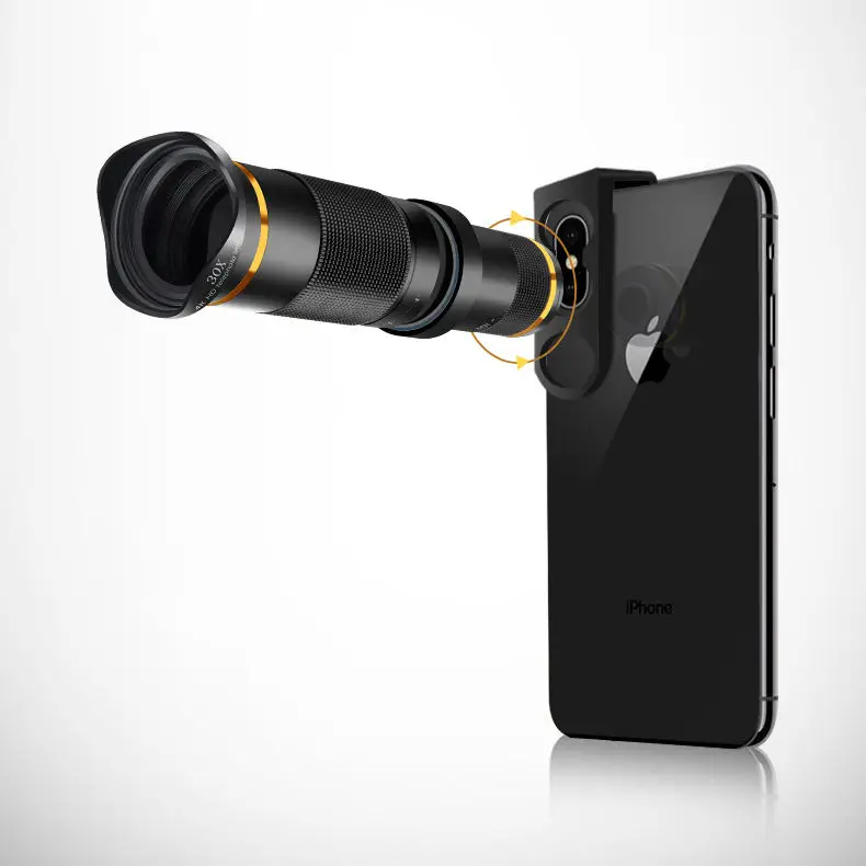 

smartphone webcam 30x HD zoom telephoto lens for mobile phone lens with phone adapter and tripod