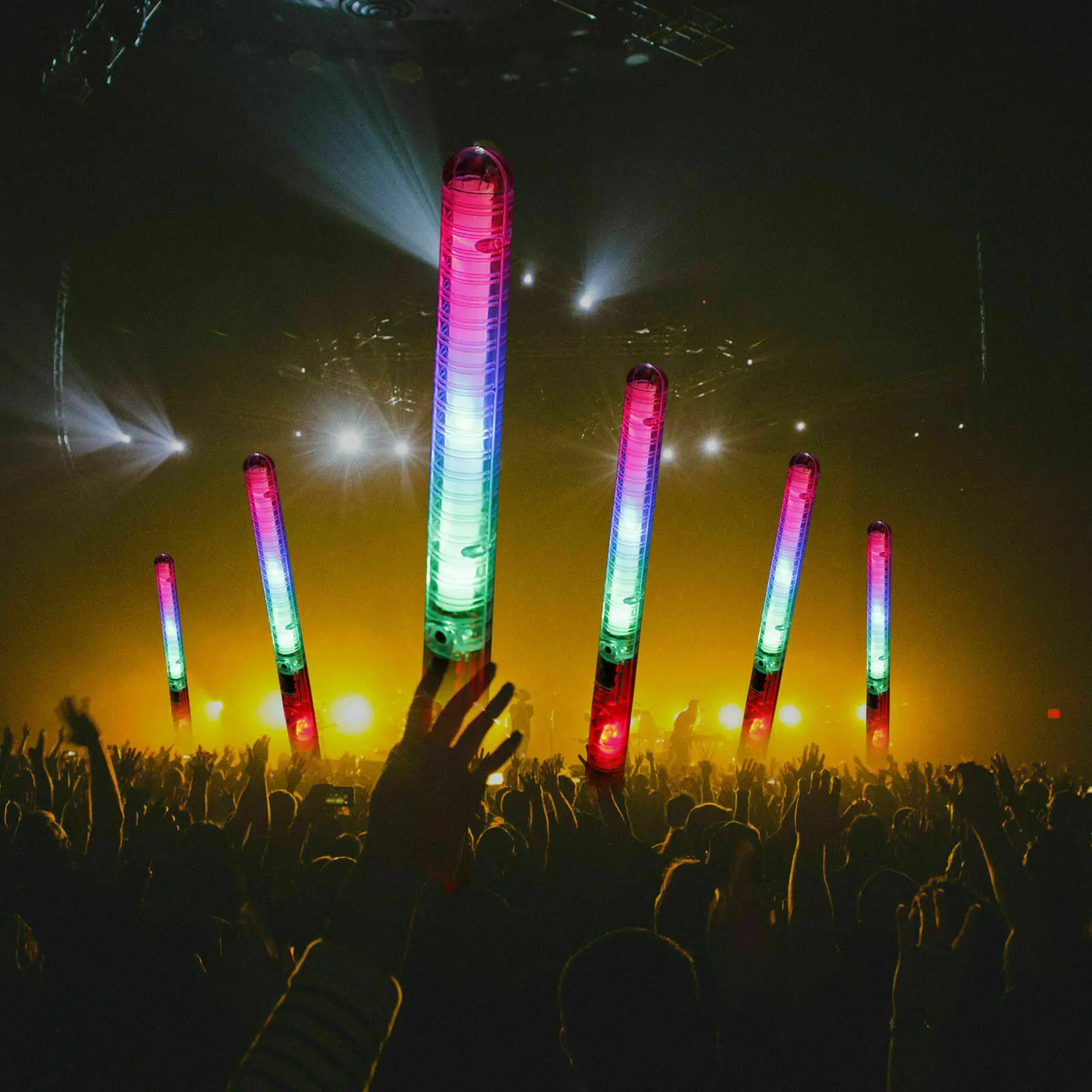 6 шт. мигающие светящиеся палочки светодиодсветодиодный для ралли реквизит с