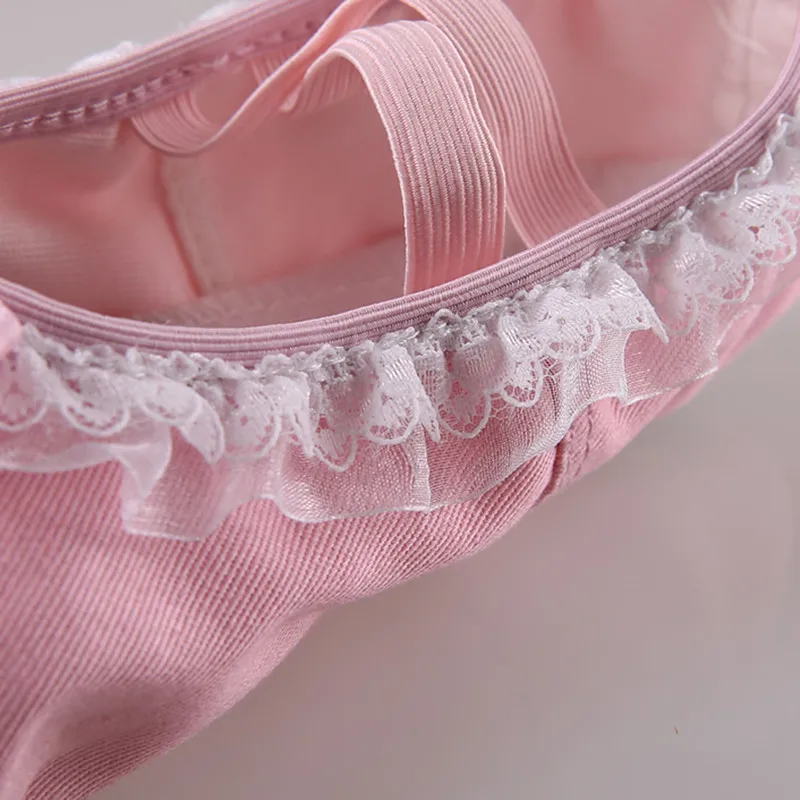 Professional Dance Shoes Pink Lace Cute Canvas Quality Children Ballerina EU24-40 Slippers | Спорт и развлечения