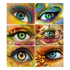 Алмазная 5d картина сделай сам, картина с портретом, вышивка, квадратные круглые глазки, бабочки, мозаика, вышивка крестиком, декоративное искусство, хобби, подарок