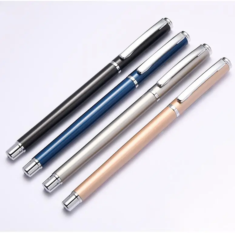 Металлическая ручка Deli гелевая шариковая для бизнеса студентов карбоновая 0 5 мм