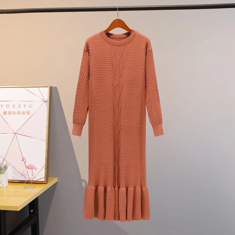 

robe femme autumn winter Women pullover Casual knit Sweater Dress Vestidos vrouw jurk kobieta sukienka woman dress christmas