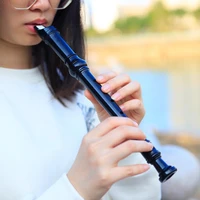 abs flute clarinet recorder soprano long flute baroque accessories recorder flute fingering musical supplies instrument beg k4s1