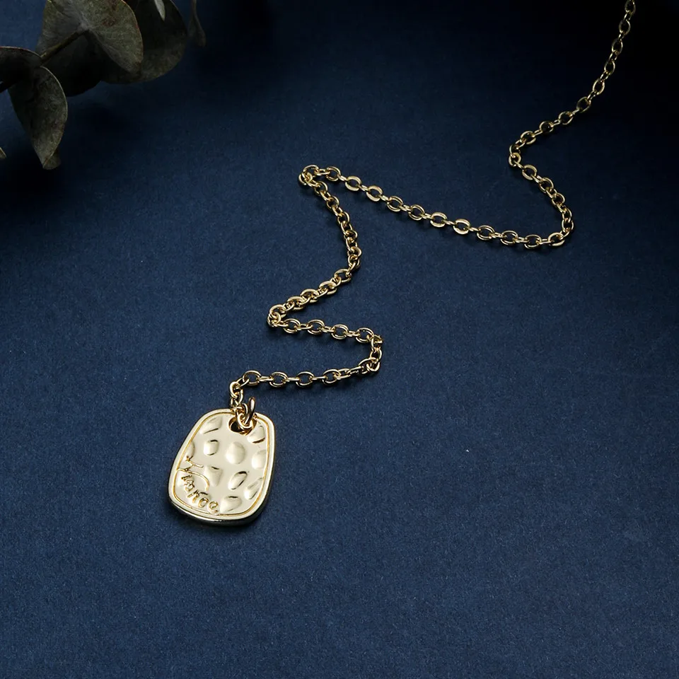 Vintage man-made Pearl Minimalist ins Key gold long pendant necklace for women fashion chain female friend gift choker jewelry |