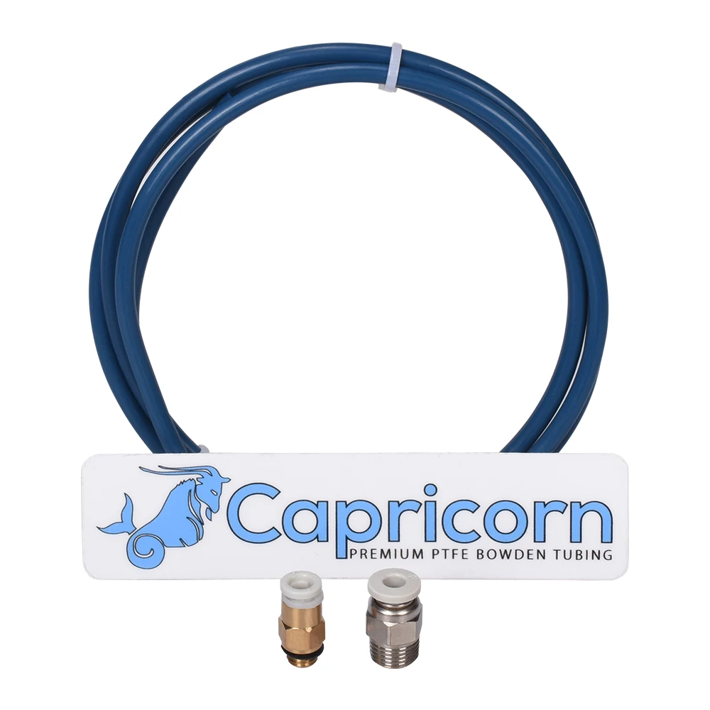 Capricorn Bowden ПТФЭ трубки серии XS синие 1 м/2 м быстросъемные прямые пневматические 75