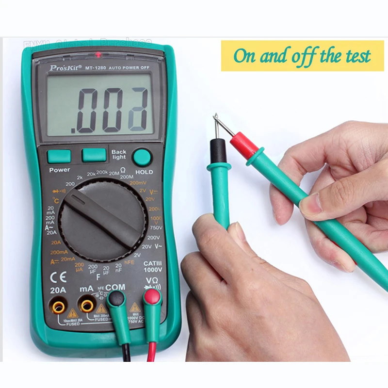 Электронный мультиметр высокоточный автоматический цифровой для