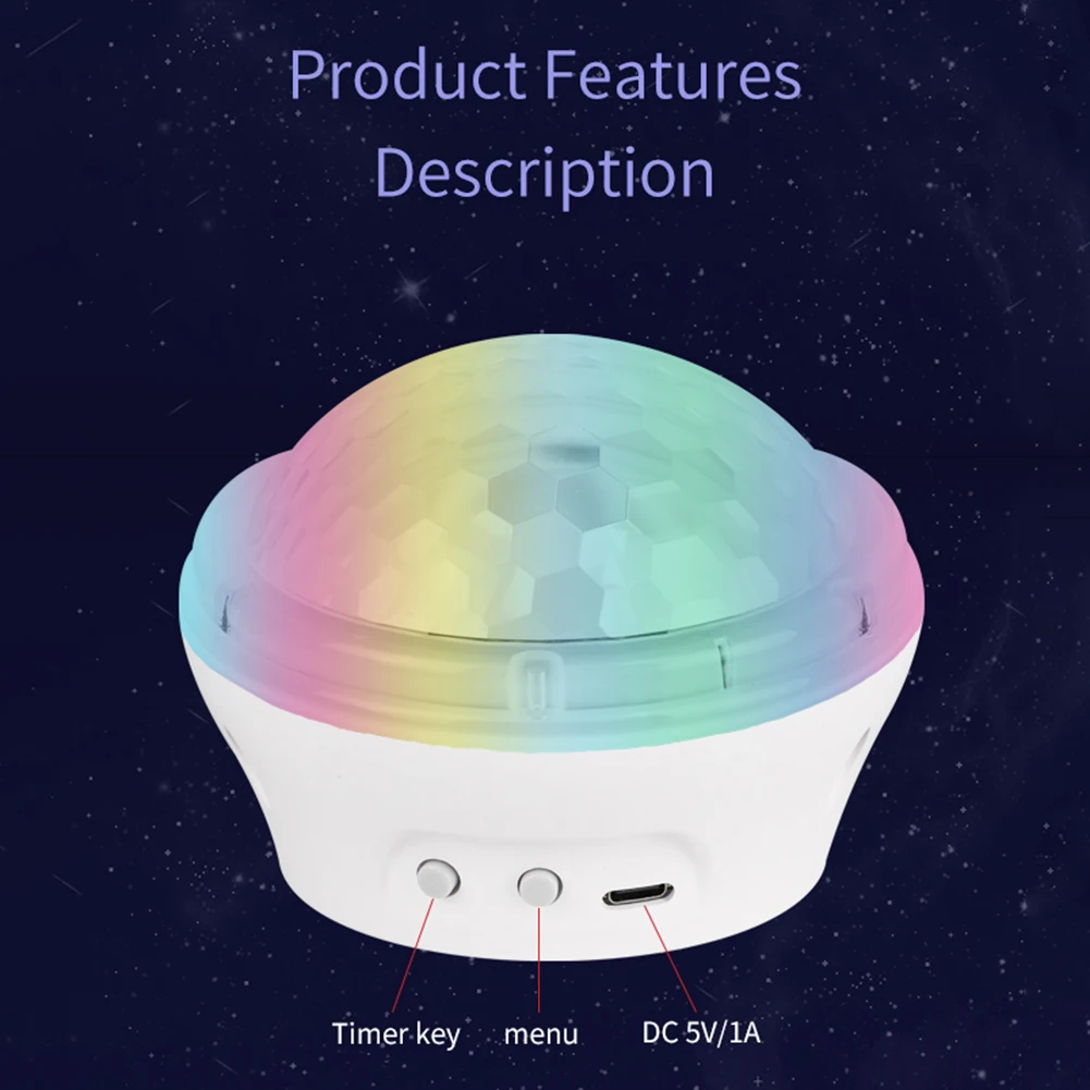 

Children Bedroom Star Night Lamp USB Romantic LED Starry Sky Projector Lamp Star Light Light Illusion Nightlight