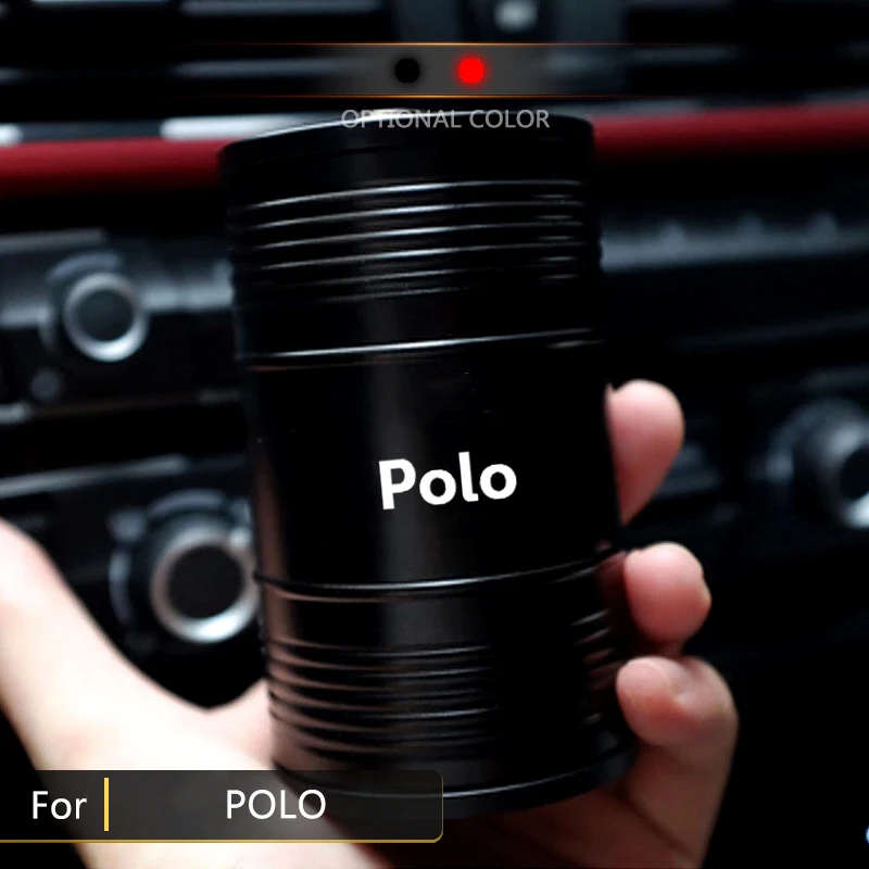 

For Volkswagen Polo Golf Tiguan Car Accessories Cup Slot Ash Ashtray Storage Aluminum Alloy Portable Car Standard Custom Ashtray