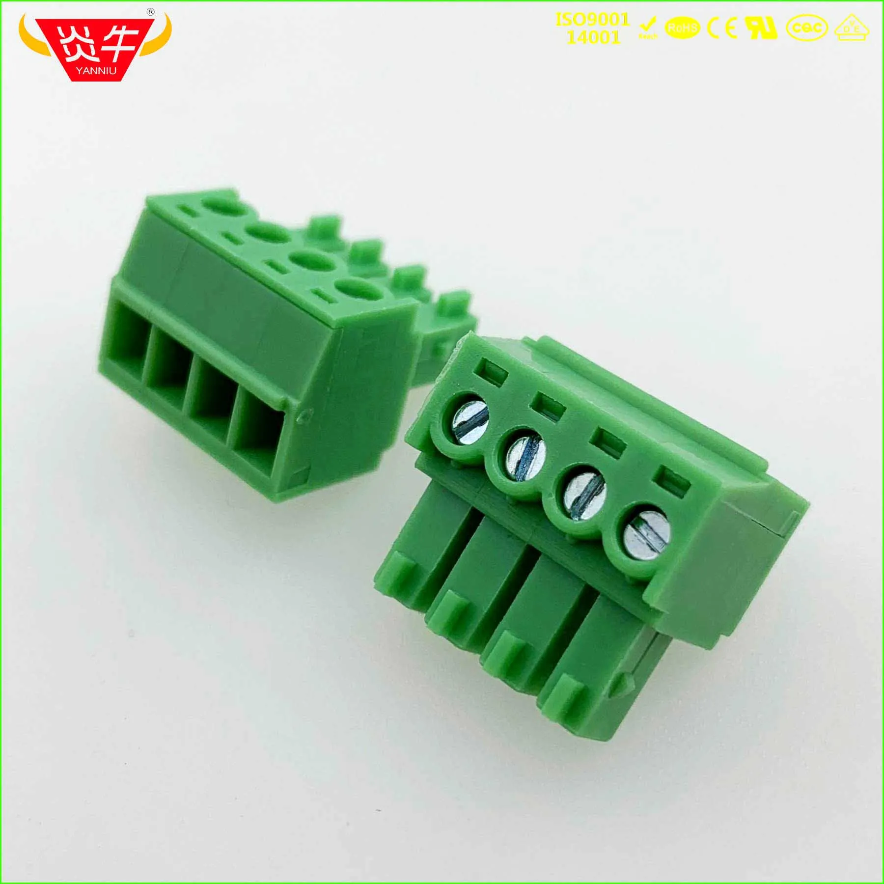 2EDGK-3.81-4P KF2EDGK 3,81 2P~ 12P PCB клеммные блоки 15EDGK 3,81 мм 2PIN~ 12PIN MC 1,5/2-ST-3, 81-1803578 Феникс контакт KEFA DEGSON - Цвет: 2EDGK-3.81-4P