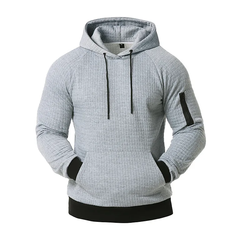 

ZOGAA Hoodies Men New Large Size Loose Men's Sports Leisure Hooded Sweater Pullover Solid Sweatshirts Hot Sale All-match Fashion