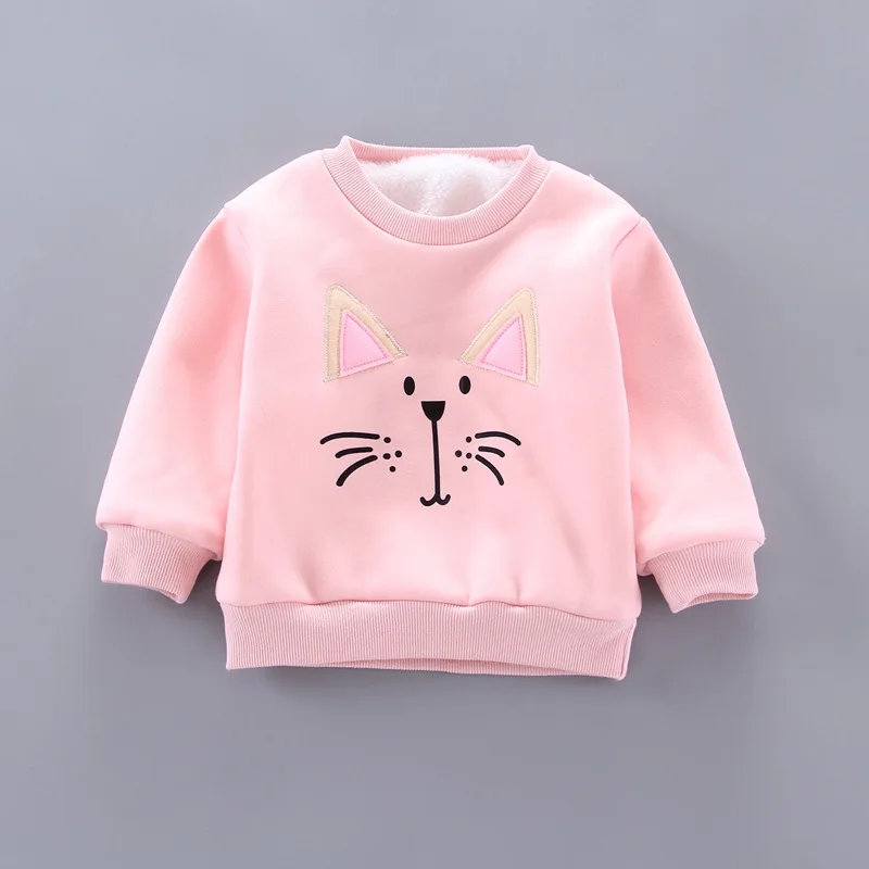 Одежда для маленьких мальчиков и девочек Детские Бархатные Топы Костюм зимние