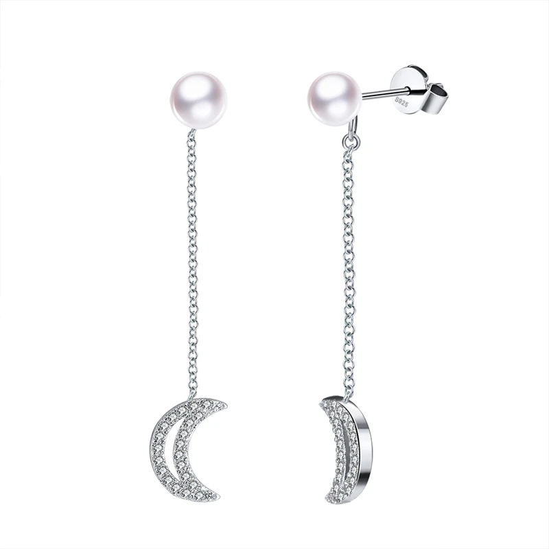 SE63 ORSA JEWELS подлинное серебро высшей пробы 925 женские серьги AAA Блестящий кубический циркон длинные висячие серьги женские ювелирные изделия для вечеринок SE62 - Цвет камня: SE63
