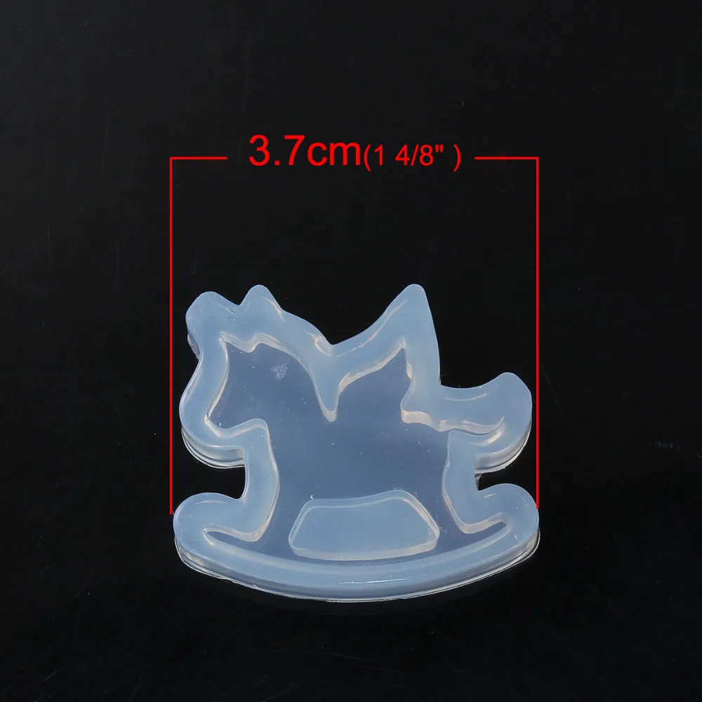Силиконовая форма для значка изготовления ювелирных изделий лошадка-качалка DIY