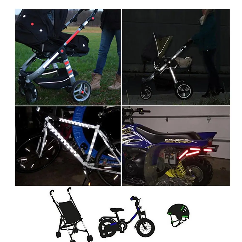 13 шт./лот предупреждающая лента для безопасности автомобиля светоотражающие