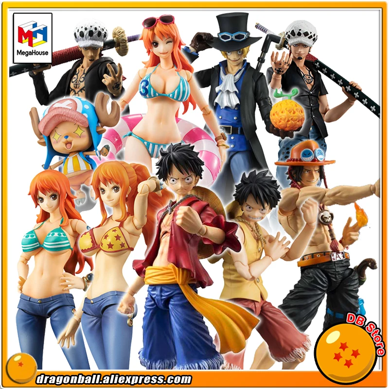 SALE0a Япония аниме &quotONE PIECE" Оригинал MegaHouse (MH) переменные герои/VAH фигурка-Луффи Ло