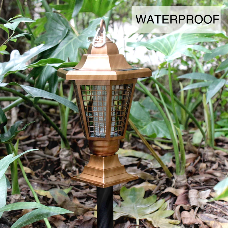 Светодиодный уличный светильник на солнечной батарее лампа убийца от комаров