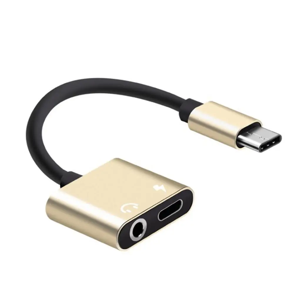 2 в 1 многофункциональный разъем типа C до 3 5 мм AUX аудио наушники USB адаптер