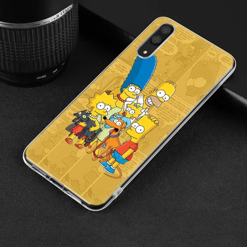 010 Забавный Симпсон Мягкий силиконовый чехол для телефона huawei P30 P20 Pro P10 P9 P8 Lite P Smart Z Plus NOVA 3 3i 5i 5 5Pro чехол - Цвет: 010