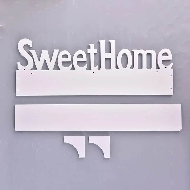 

Sweet Home Wall Hooks Multifunctional Key Rack Holder Wall Organizer Mount Hanger Home Letter Hooks Storage Hook